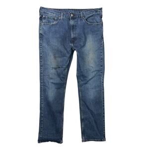 Levi’s 559 Relaxed Fit Straight Leg Denim Jeans FLAW Big & Tall Mens 38x36